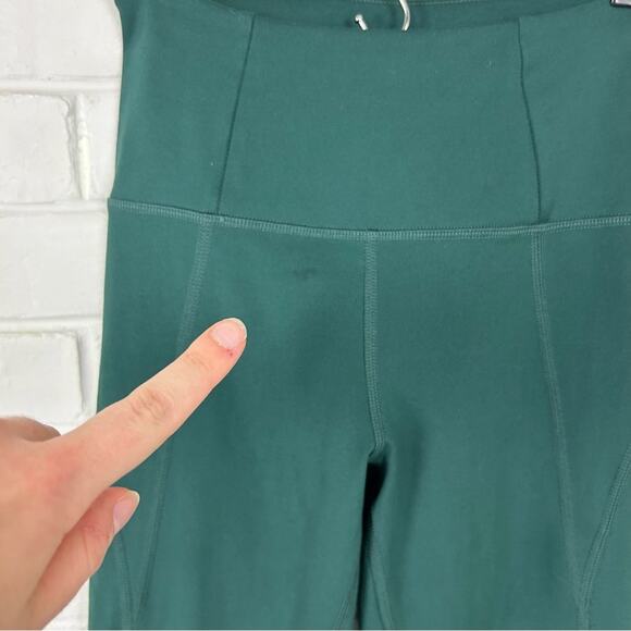 Girlfriend Collective Green Cropped Leggings Size XXS - Picture 8 of 12